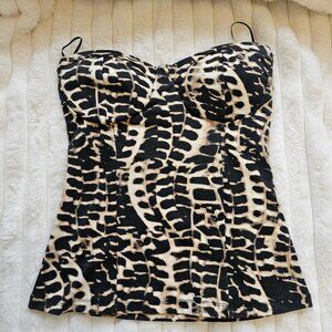 Vintage Y2k Animal giraffe print
